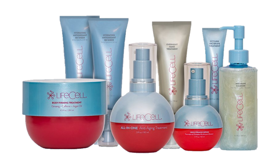 LifeCell skincare product line